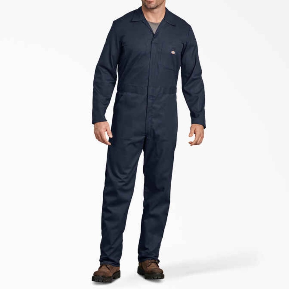 MED REG- Dickies Flex Performance Coverall in Dark Blue